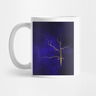 Kintsugi Gold Royal Blue Mug